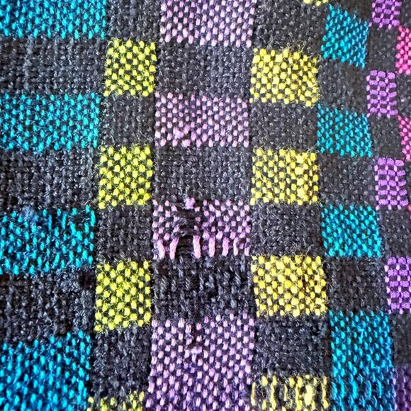 Vintage 80s Bianculli Neon Geometric Maximalist Women's Sweater Size L RARE - Picture 12 of 17